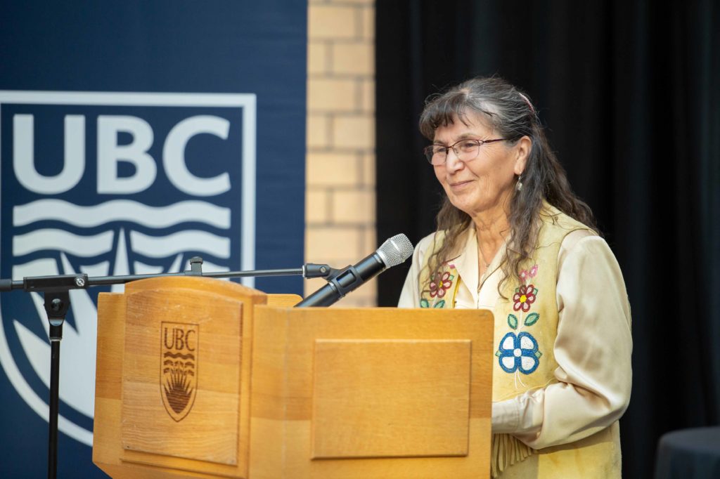Dr. Jeannette Armstrong, associate professor of Indigenous Studies at UBC Okanagan.