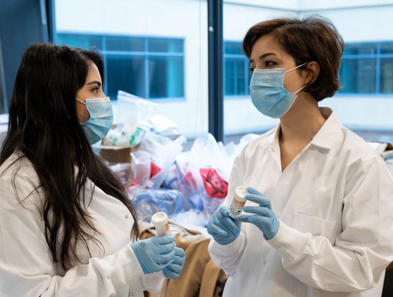 An image of two researchers in a lab.