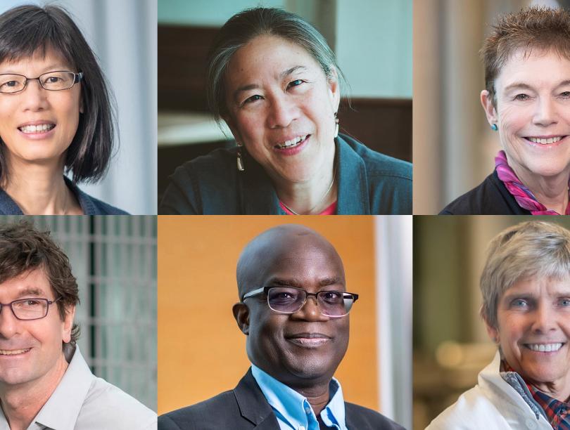 Headshots of new UBC professors.