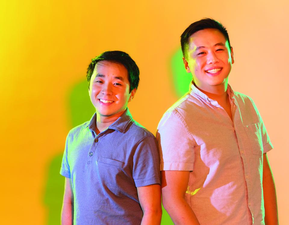 Tony Liu, BCom’13 (left) and Billy Lan, BCom’14. Photography by David Degner.