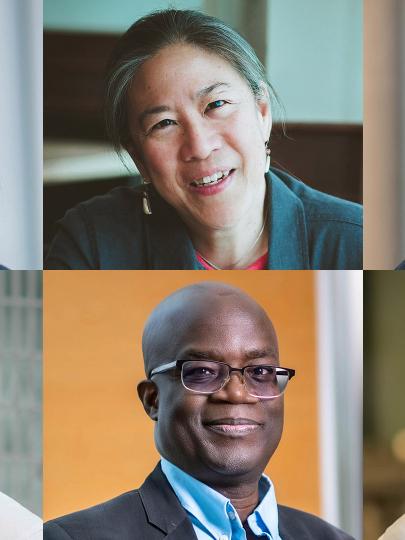Headshots of new UBC professors.